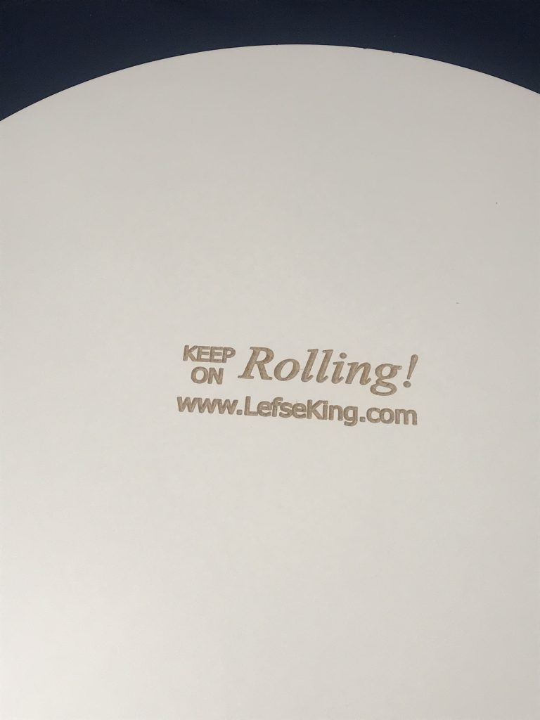 Keep On Rolling Pastry Board Lefse King