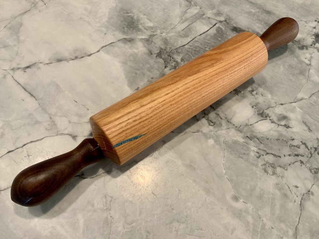 The Walnut and Honey Locust Rolling Pin Lefse King